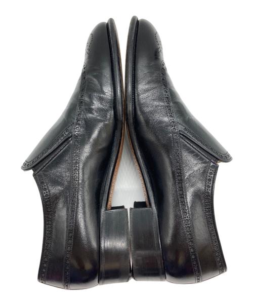 a.testoni（アテストーニ）a.testoni (アテストーニ) ウィングチップシューズ ブラック サイズ:5 1/2の古着・服飾アイテム