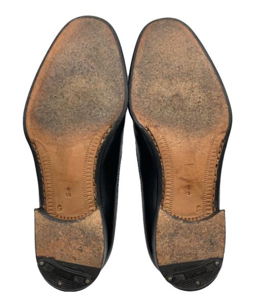 a.testoni（アテストーニ）a.testoni (アテストーニ) ウィングチップシューズ ブラック サイズ:5 1/2の古着・服飾アイテム