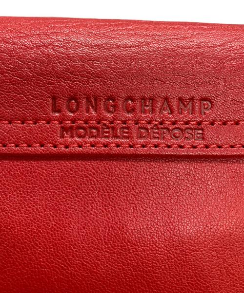LONGCHAMP（ロンシャン）LONGCHAMP (ロンシャン) ル・プリアージュ・キュイール/2wayレザーバッグ レッド サイズ:-の古着・服飾アイテム