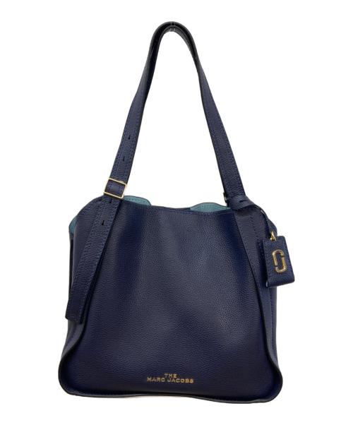 THE MARC JACOBS（ザマークジェイコブス）THE MARC JACOBS (ザマークジェイコブス) The Director/レザートートバッグ ブラック×ブルー サイズ:-の古着・服飾アイテム