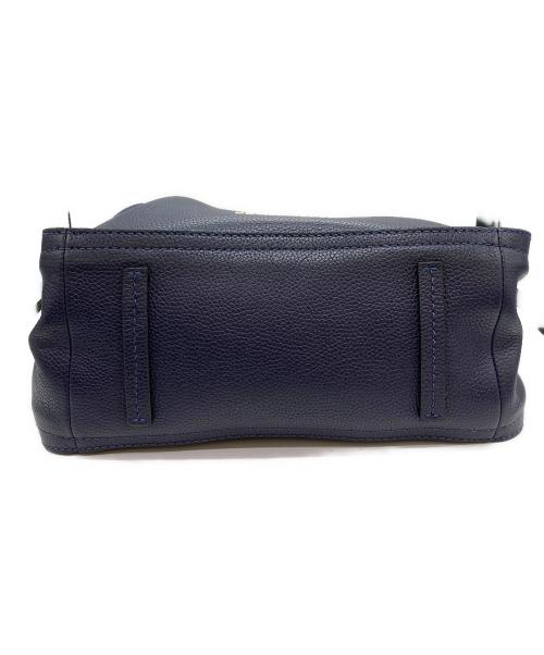 THE MARC JACOBS（ザマークジェイコブス）THE MARC JACOBS (ザマークジェイコブス) The Director/レザートートバッグ ブラック×ブルー サイズ:-の古着・服飾アイテム