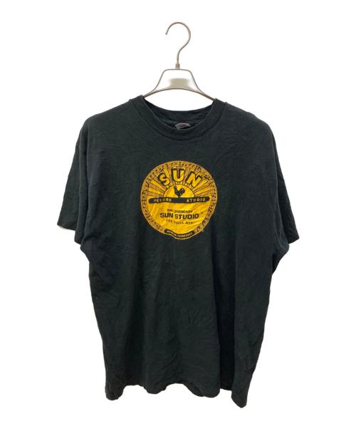 FRUIT OF THE LOOM（フルーツオブザルーム）FRUIT OF THE LOOM (フルーツオブザルーム) SUN RECORD STUDIO Tシャツ ブラック サイズ:XLの古着・服飾アイテム