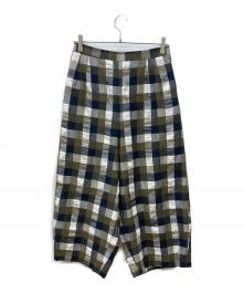 慈雨（ジウ）の古着「バックリボンパンツ」｜カーキ