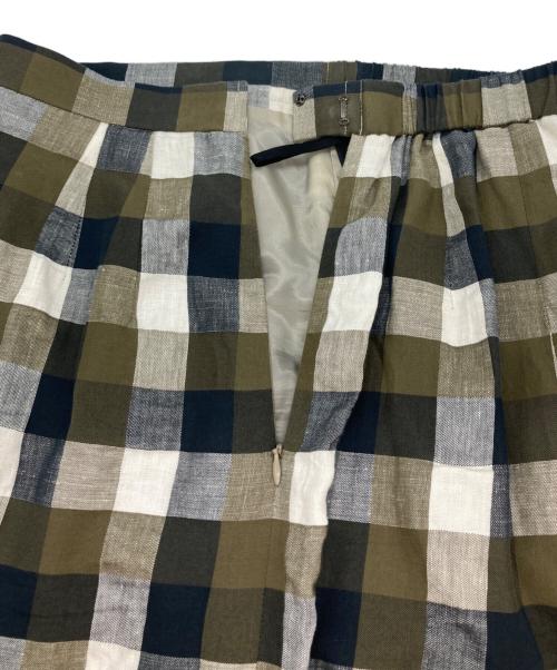 慈雨（ジウ）慈雨 (ジウ) バックリボンパンツ カーキ サイズ:40の古着・服飾アイテム