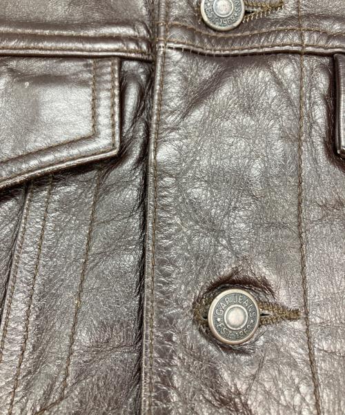 GAP（ギャップ）GAP (ギャップ) レザージャケット ブラック サイズ:Sの古着・服飾アイテム