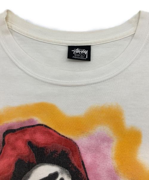 stussy（ステューシー）stussy (ステューシー) Tシャツ ホワイト サイズ:Lの古着・服飾アイテム