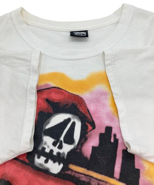 stussy（ステューシー）stussy (ステューシー) Tシャツ ホワイト サイズ:Lの古着・服飾アイテム