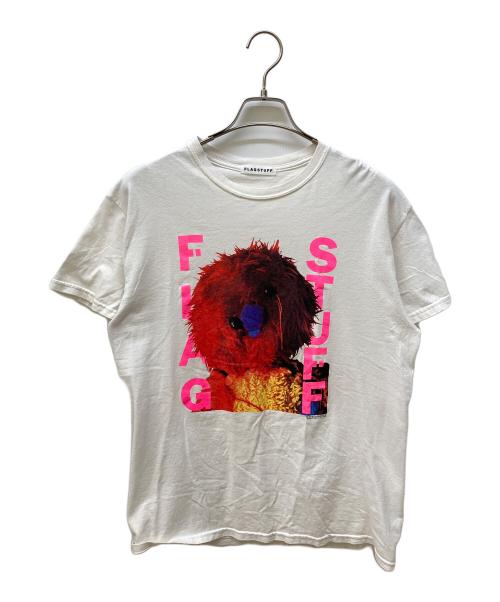 flagstuff（フラグスタフ）flagstuff (フラグスタフ) プリントTシャツ ホワイト サイズ:FREEの古着・服飾アイテム