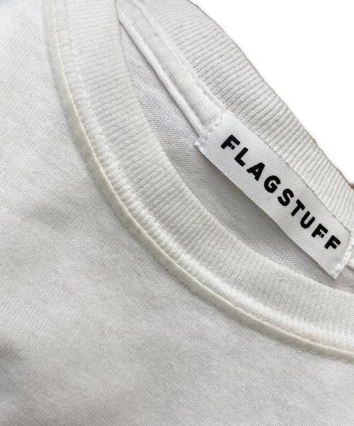 flagstuff（フラグスタフ）flagstuff (フラグスタフ) プリントTシャツ ホワイト サイズ:FREEの古着・服飾アイテム