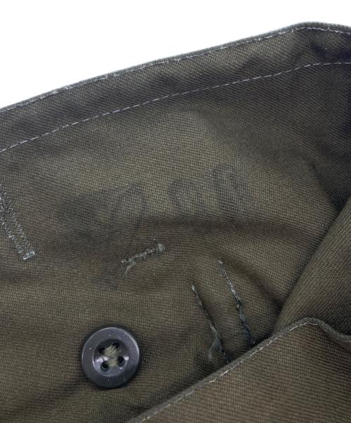 USED（ユーズド）USED (ユーズド) ダブルニーミリタリーパンツ グリーン サイズ:Lの古着・服飾アイテム