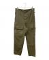 USED（ユーズド）の古着「ダブルニーミリタリーパンツ」｜グリーン