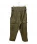 USED (ユーズド) ダブルニーミリタリーパンツ グリーン サイズ:L：5000円