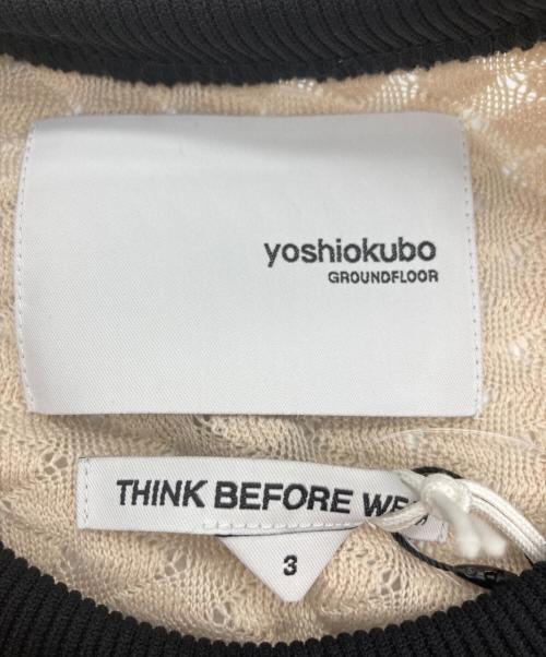 yoshio kubo（ヨシオクボ）yoshio kubo (ヨシオクボ) VARIOUS LACE S S TEE マルチカラー サイズ:3 未使用品の古着・服飾アイテム