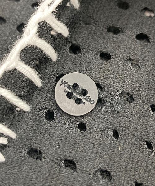 yoshio kubo（ヨシオクボ）yoshio kubo (ヨシオクボ) GEOMETRIC EMBROIDERY S/S SHT ブラック サイズ:3の古着・服飾アイテム