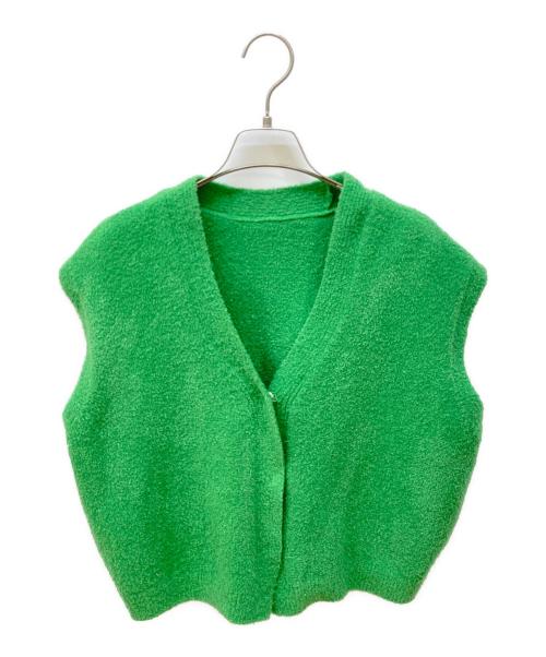 Gypsohila（ジプソフィア）Gypsohila (ジプソフィア) ベスト グリーン サイズ:FREEの古着・服飾アイテム