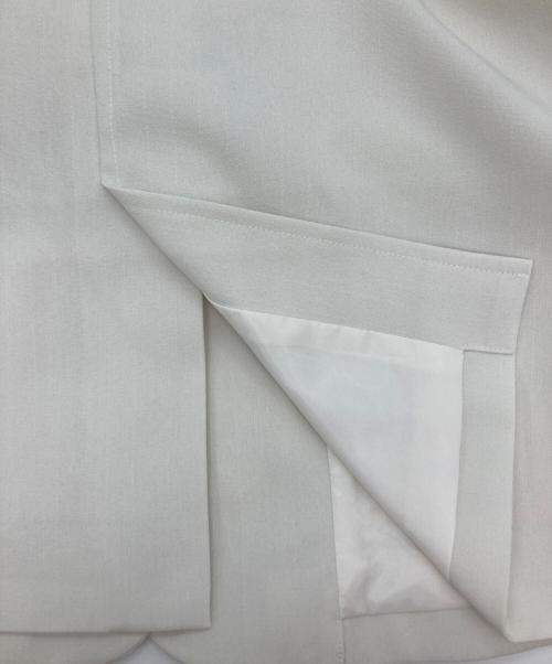 Gypsohila（ジプソフィア）Gypsohila (ジプソフィア) ラウンドカラーベスト ホワイト サイズ:Freeの古着・服飾アイテム