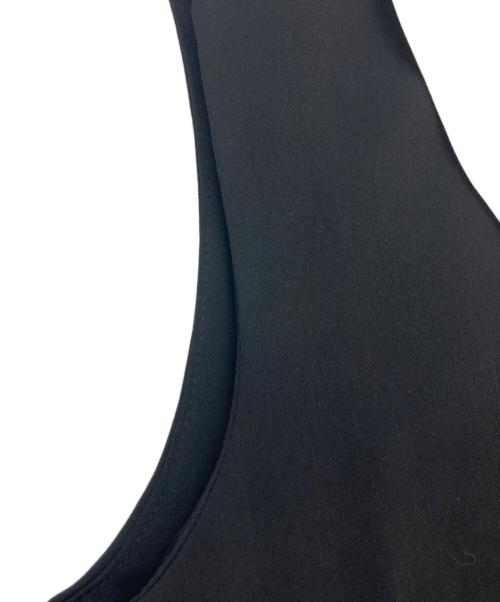 trefle（トレフル）trefle (トレフル) ビッグカラーノースリーブブラウス ブラック サイズ:1の古着・服飾アイテム