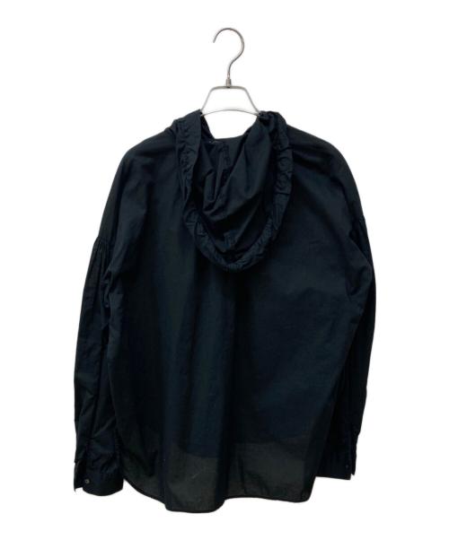 mizuiro-ind（ミズイロインド）mizuiro-ind (ミズイロインド) フーデッドシャツ ブラック サイズ:不明の古着・服飾アイテム