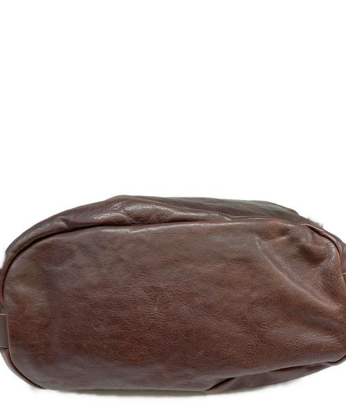 IL BISONTE（イル ビゾンテ）IL BISONTE (イル ビゾンテ) レザーワンショルダーバッグ ブラウンの古着・服飾アイテム