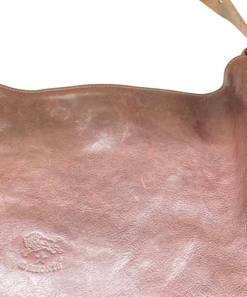 IL BISONTE（イル ビゾンテ）IL BISONTE (イル ビゾンテ) レザーワンショルダーバッグ ブラウンの古着・服飾アイテム