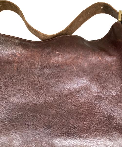 IL BISONTE（イル ビゾンテ）IL BISONTE (イル ビゾンテ) レザーワンショルダーバッグ ブラウンの古着・服飾アイテム