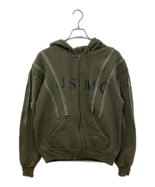 ROTHCO（ロスコ）ROTHCO (ロスコ) ジップパーカー オリーブ サイズ:Sの古着・服飾アイテム