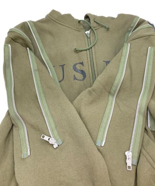 ROTHCO（ロスコ）ROTHCO (ロスコ) ジップパーカー オリーブ サイズ:Sの古着・服飾アイテム