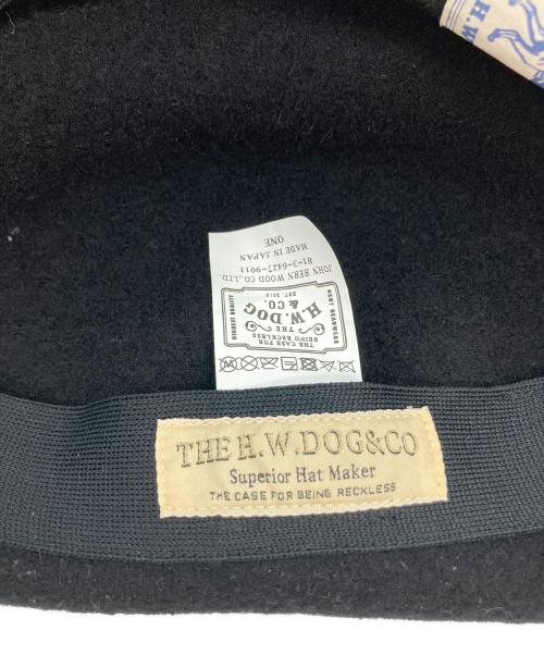 THE H.W.DOG&CO.（エイチダブリュードッグアンドコー）THE H.W.DOG&CO. (エイチダブリュードッグアンドコー) ベレー帽 サイズ:24㎝の古着・服飾アイテム