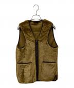 Barbourバブアー）の古着「FUR LINER VEST」｜ブラウン