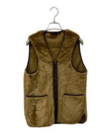 Barbour（バブアー）の古着「FUR LINER VEST」｜ブラウン