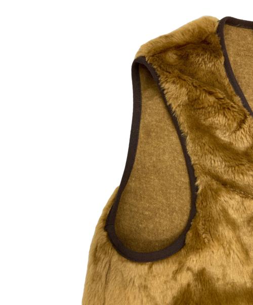Barbour（バブアー）Barbour (バブアー) FUR LINER VEST ブラウン サイズ:34の古着・服飾アイテム