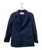 Whim Gazetteウィムガゼット）の古着「ウールモヘアダブルジャケット」｜ネイビー