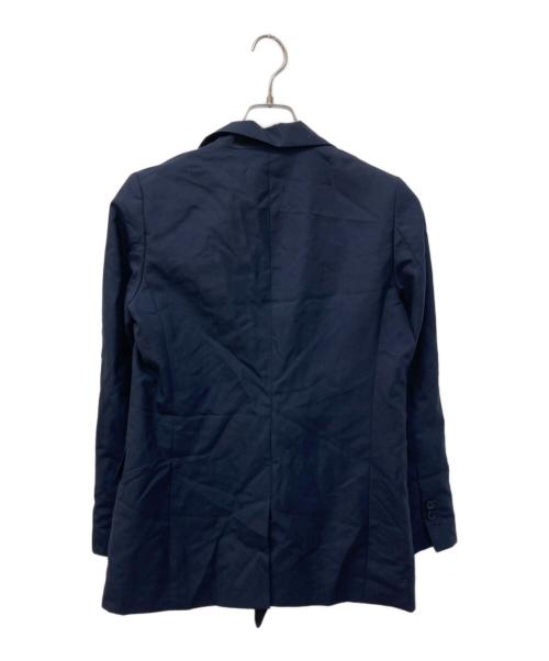Whim Gazette（ウィムガゼット）Whim Gazette (ウィムガゼット) ウールモヘアダブルジャケット ネイビー サイズ:FREEの古着・服飾アイテム