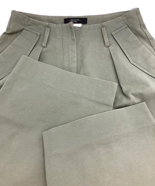 WEEKEND Max Mara（ウィークエンド マックスマーラ）WEEKEND Max Mara (ウィークエンド マックスマーラ) ワイドパンツ グリーン サイズ:Sの古着・服飾アイテム