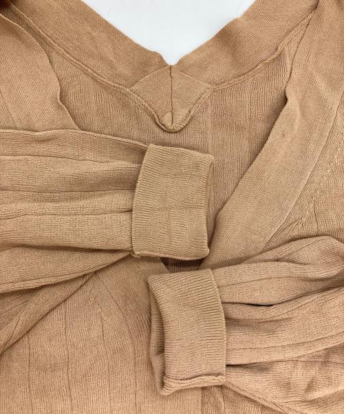 GRACE CONTINENTAL（（グレースコンチネンタル）GRACE CONTINENTAL (（グレースコンチネンタル) カーディガン ブラウン サイズ:Sの古着・服飾アイテム