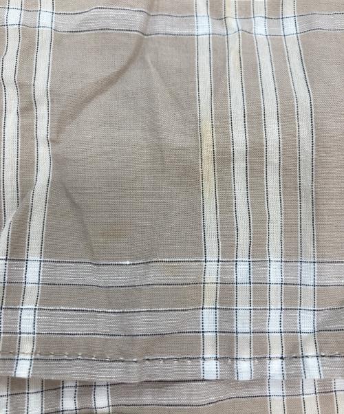 theory（セオリー）theory (セオリー) リネンブレンドチェックワンピース ブラウン サイズ:XSの古着・服飾アイテム