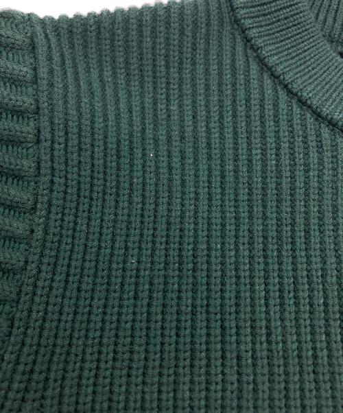 UN3D.（アンスリード）UN3D. (アンスリード) ショート丈ニット グリーン サイズ:FREEの古着・服飾アイテム