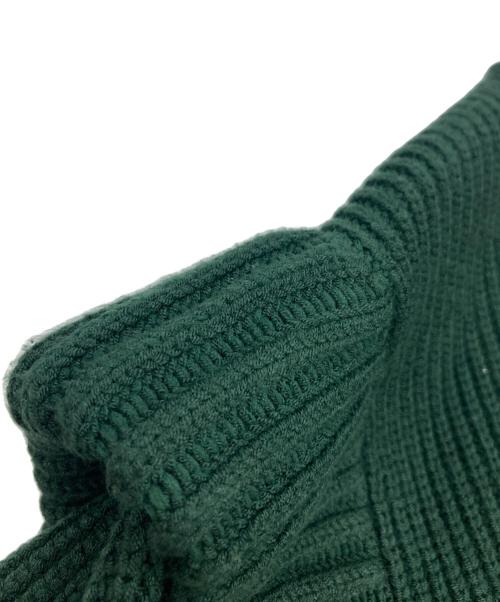 UN3D.（アンスリード）UN3D. (アンスリード) ショート丈ニット グリーン サイズ:FREEの古着・服飾アイテム