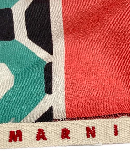 MARNI（マルニ）MARNI (マルニ) スカーフドッキングネックレス ゴールド×ピンクの古着・服飾アイテム