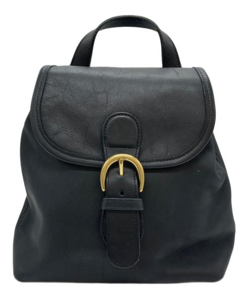 COACH（コーチ）COACH (コーチ) レザーミニバックパック ネイビーの古着・服飾アイテム