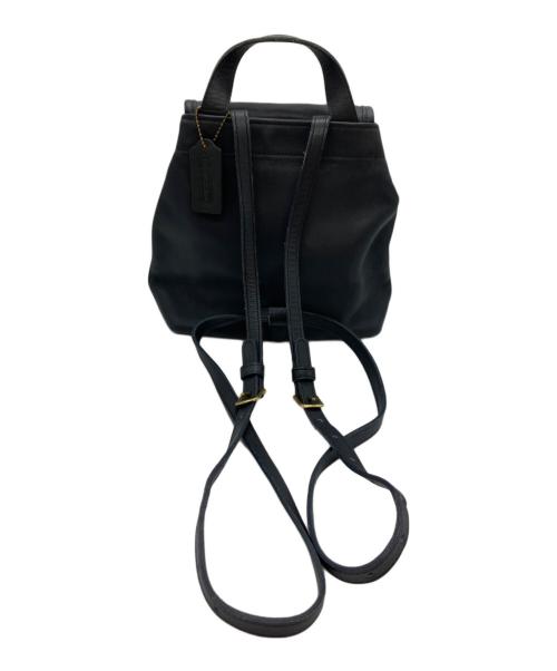 COACH（コーチ）COACH (コーチ) レザーミニバックパック ネイビーの古着・服飾アイテム