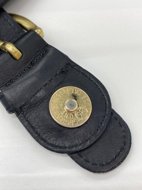 COACH（コーチ）COACH (コーチ) レザーミニバックパック ネイビーの古着・服飾アイテム