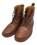 Tricker'sトリッカーズ）の古着「MALTON/ウィングチップブーツ」｜ブラウン