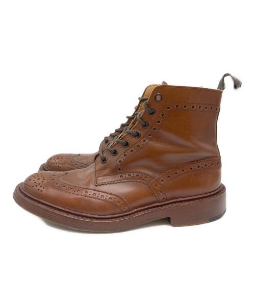 Tricker's（トリッカーズ）Tricker's (トリッカーズ) MALTON/ウィングチップブーツ ブラウン サイズ:6Wの古着・服飾アイテム
