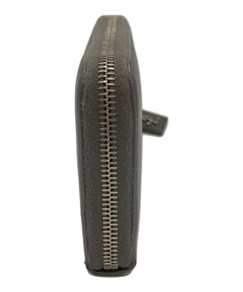 Saint Laurent Paris（サンローランパリ）Saint Laurent Paris (サンローランパリ) ラウンドジップウォレット グレー サイズ:-の古着・服飾アイテム