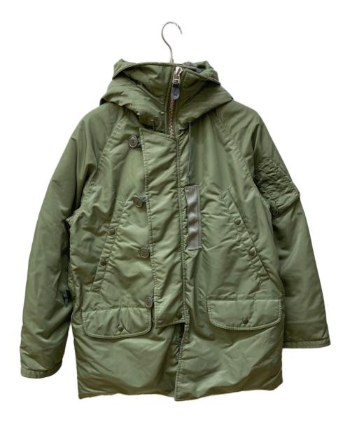 BEAMS PLUS（ビームスプラス）BEAMS PLUS (ビームスプラス) N-3B ダウンジャケット オリーブ サイズ:不明の古着・服飾アイテム