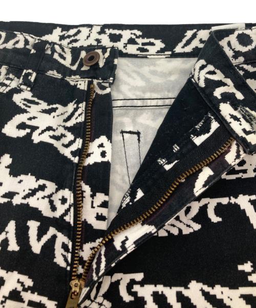 C.E（シーイー）C.E (シーイー キャブエンプト) 総柄パンツ ブラック サイズ:Mの古着・服飾アイテム