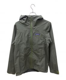 Patagonia（パタゴニア）の古着「Boulder Fork RainJacket/マウンテンパーカー」｜グリーン