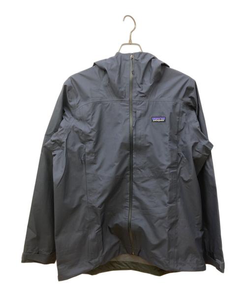 Patagonia（パタゴニア）Patagonia (パタゴニア) BOULDER FORK WATERPROOF RAIN JACKET/マウンテンパーカー ネイビー サイズ:Lの古着・服飾アイテム