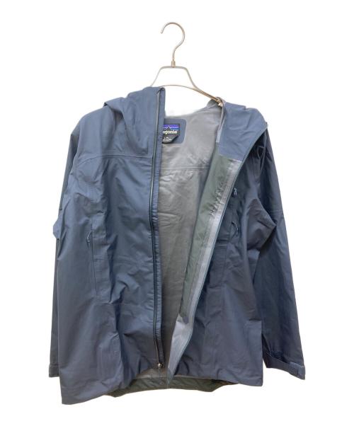 Patagonia（パタゴニア）Patagonia (パタゴニア) BOULDER FORK WATERPROOF RAIN JACKET/マウンテンパーカー ネイビー サイズ:Lの古着・服飾アイテム
